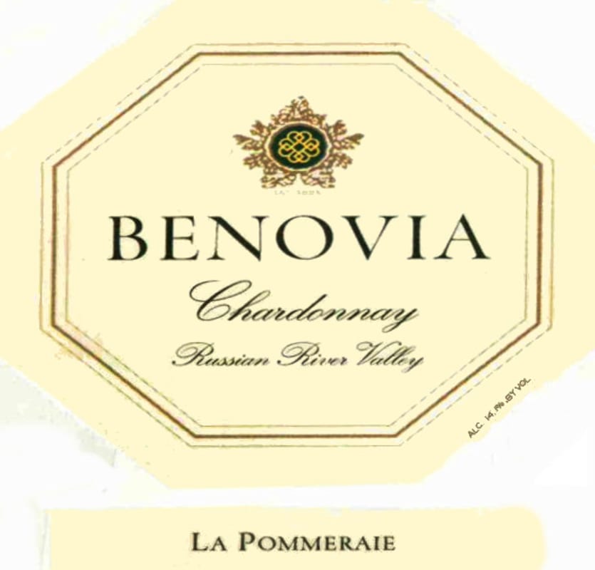 Benovia La Pommeraie Chardonnay 2007 Front Label