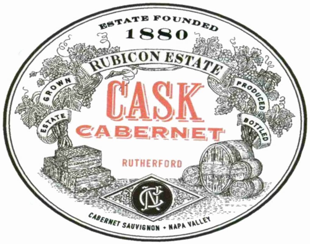 Inglenook CASK Cabernet Sauvignon 2007 Front Label