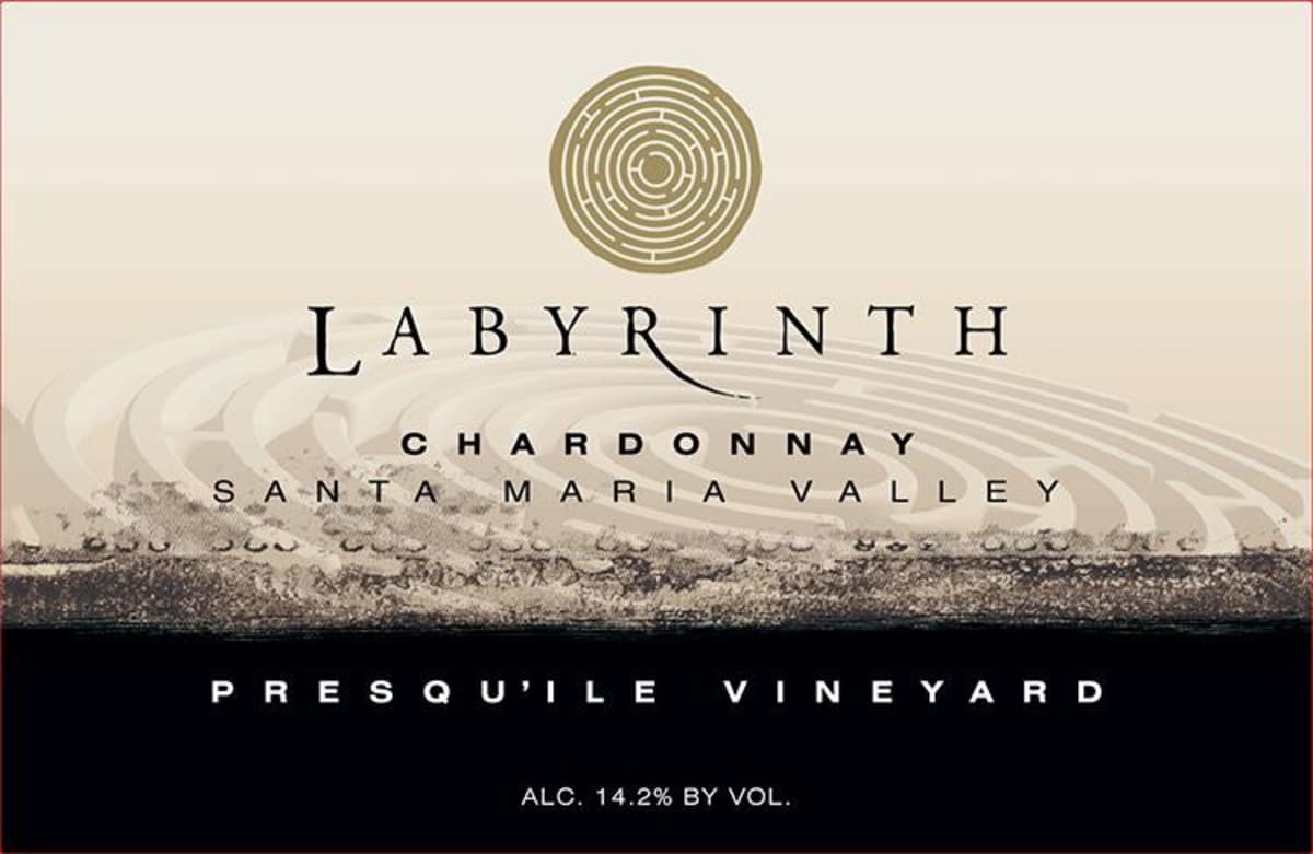 Labyrinth Wine Cellars Presquile Vineyard Chardonnay 2013 Front Label