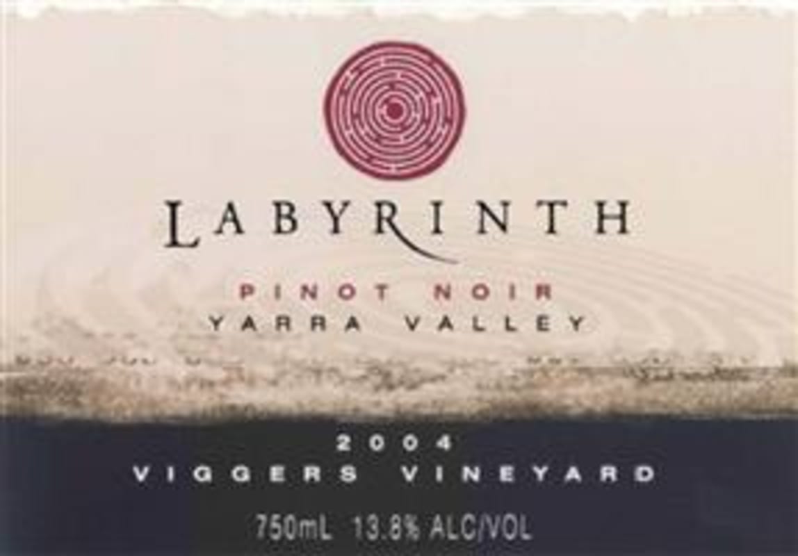 Labyrinth Wine Cellars Viggers Vineyard Pinot Noir 2004 Front Label
