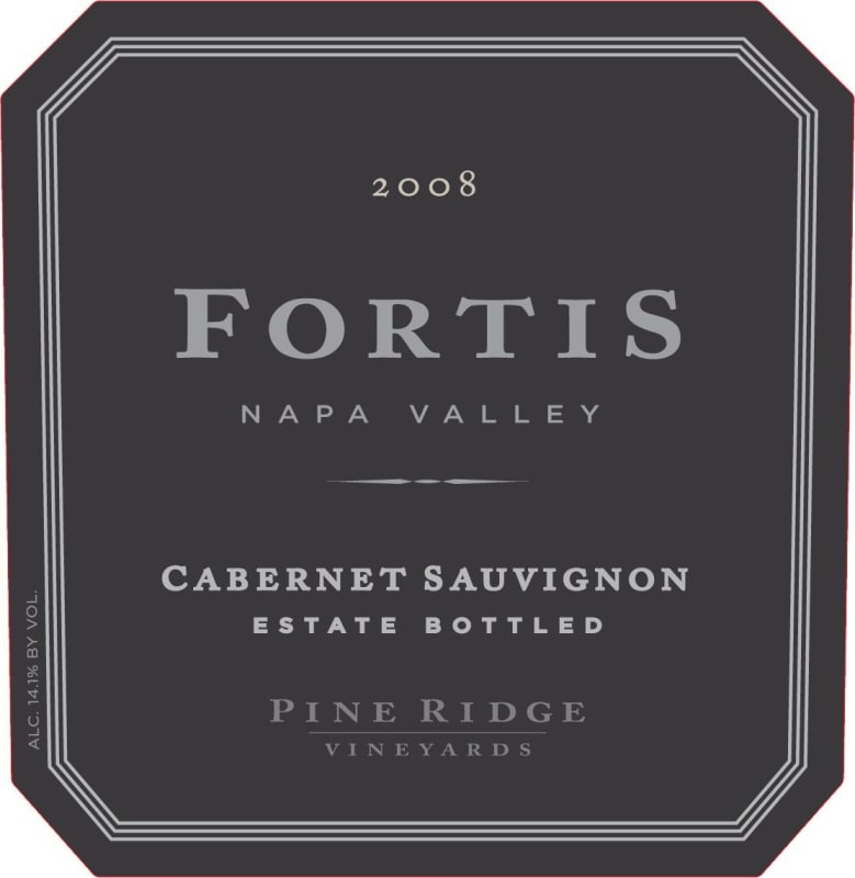 Forefront by Pine Ridge Fortis 2008 Front Label