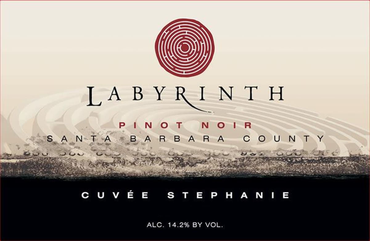 Labyrinth Wine Cellars Cuvee Stephanie Pinot Noir 2013 Front Label