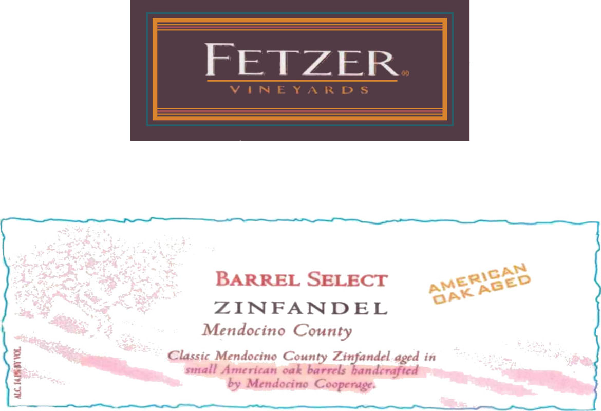 Fetzer Barrel Select Zinfandel 2008 Front Label