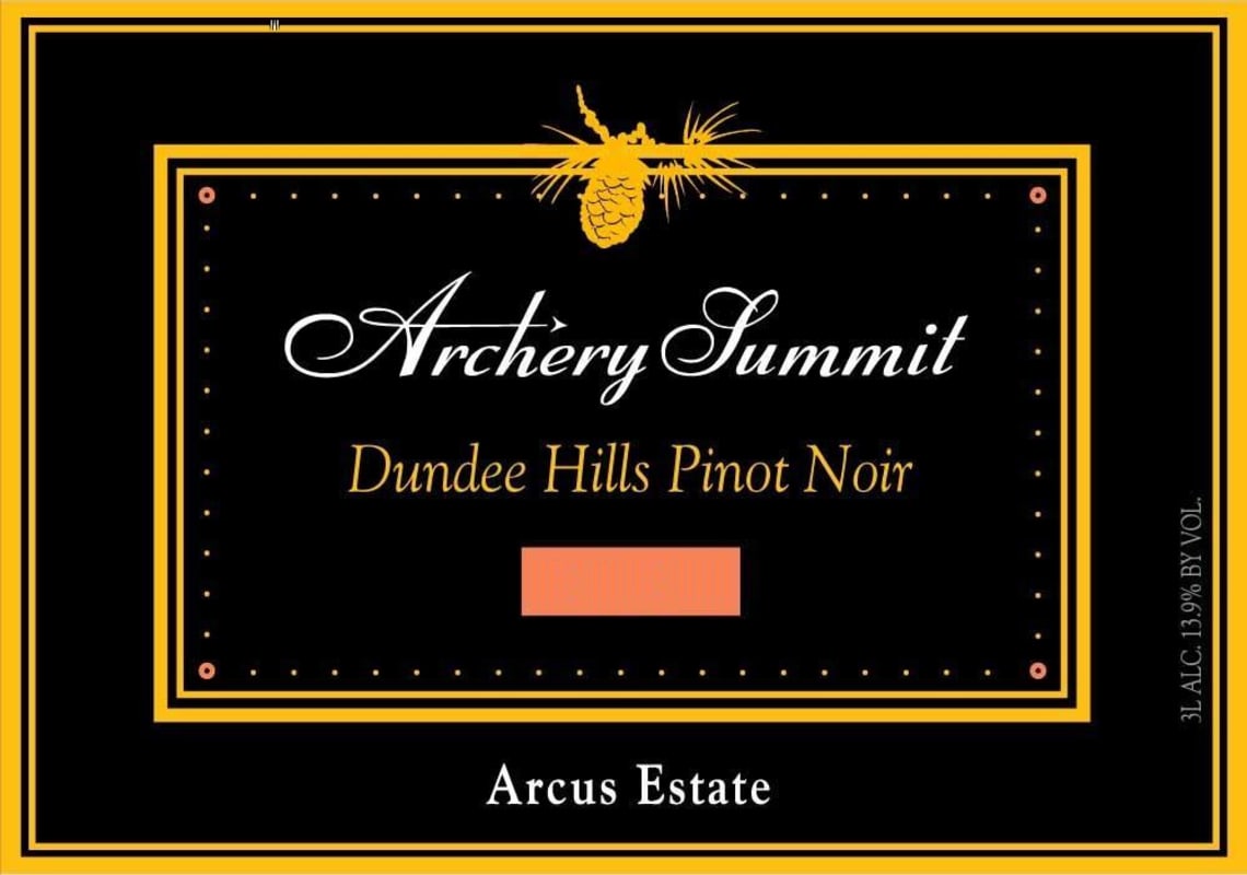 Archery Summit Arcus Pinot Noir 2008 Front Label
