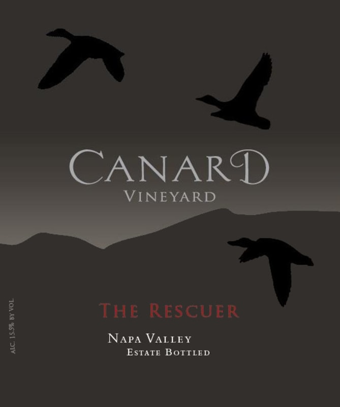 Canard The Rescuer Red 2012 Front Label