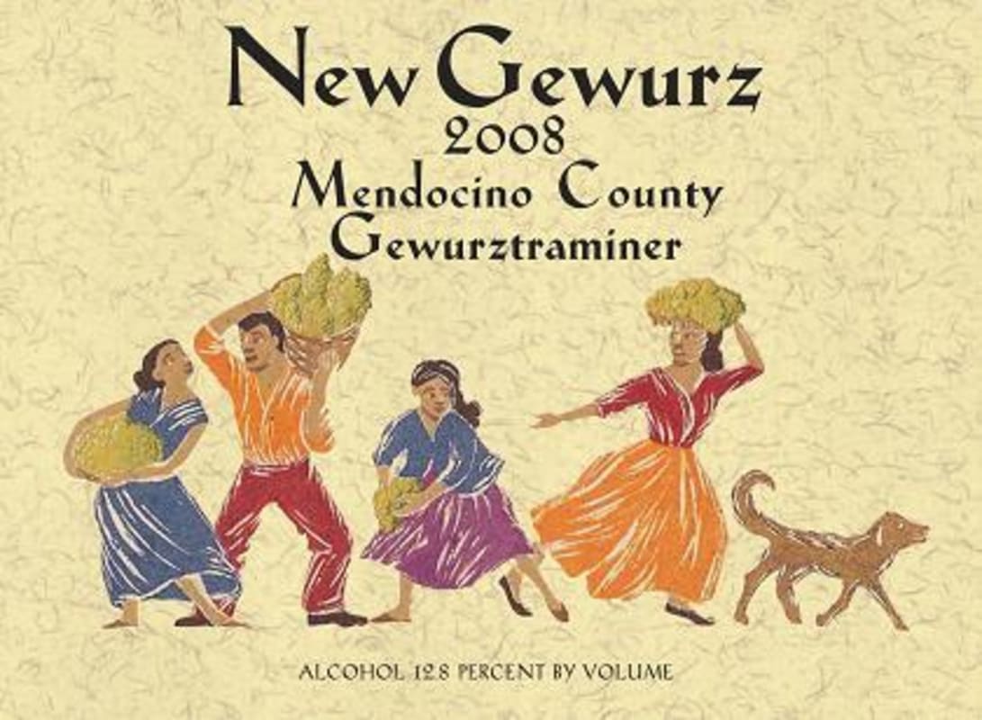 Alexander Valley Vineyards Gewurztraminer 2008 Front Label