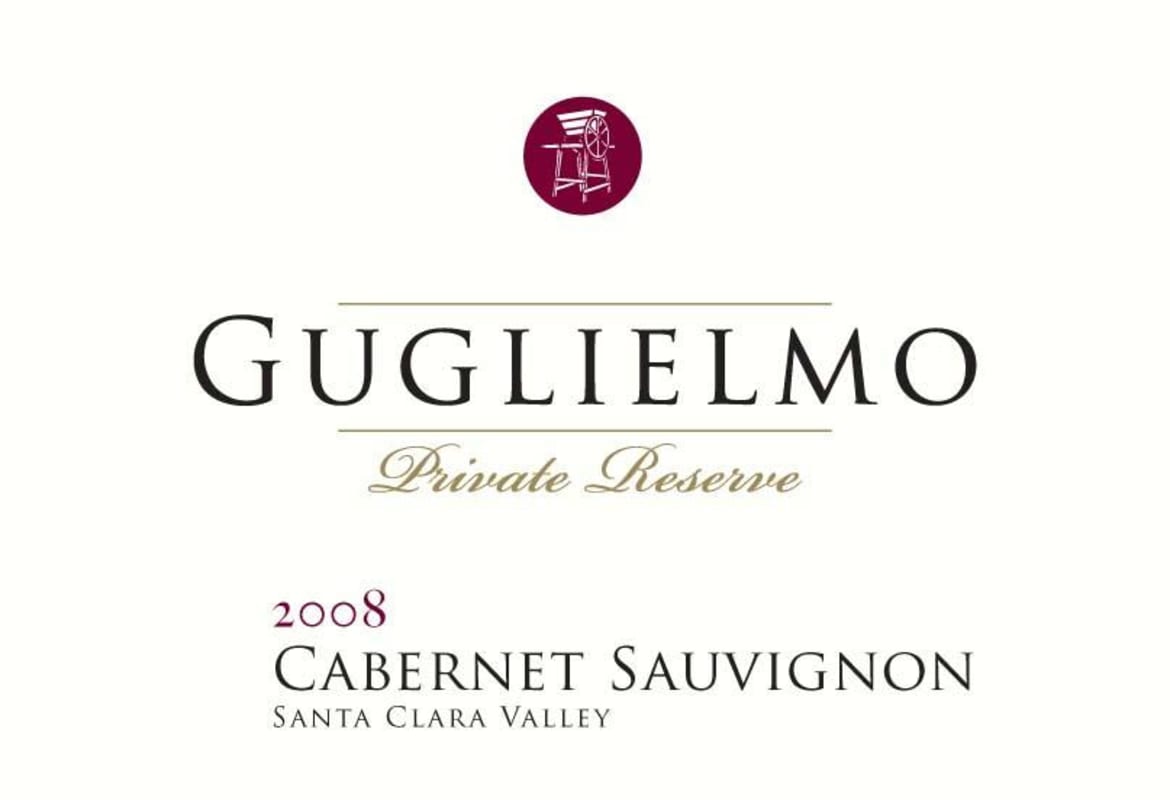 Emilio Guglielmo Reserve Cabernet Sauvignon 2008 Front Label