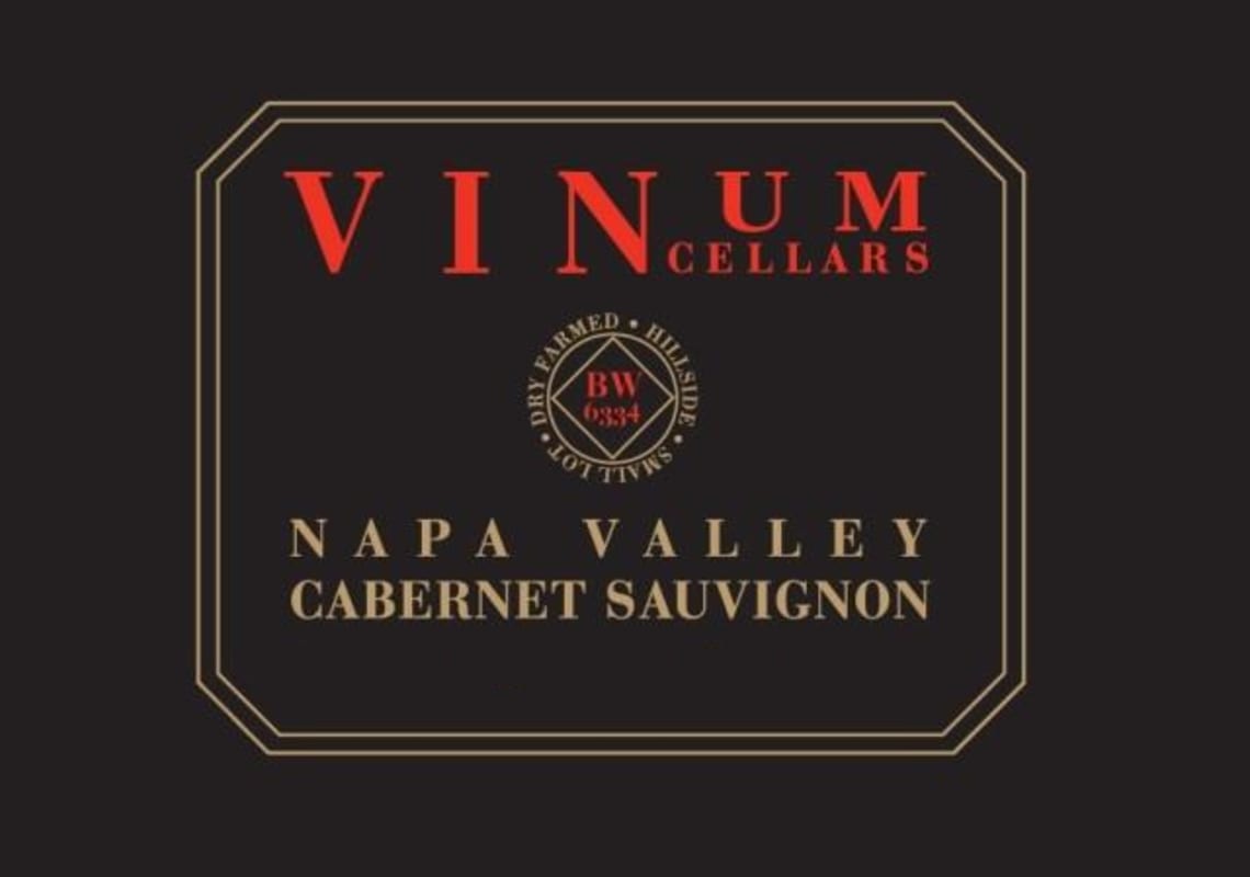 Vinum Cellars Napa Valley Cabernet Sauvignon 2008 Front Label
