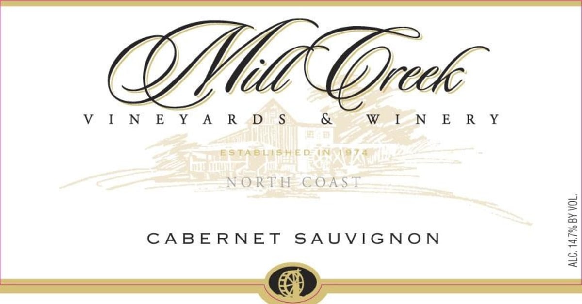 Mill Creek Cabernet Sauvignon 2008 Front Label