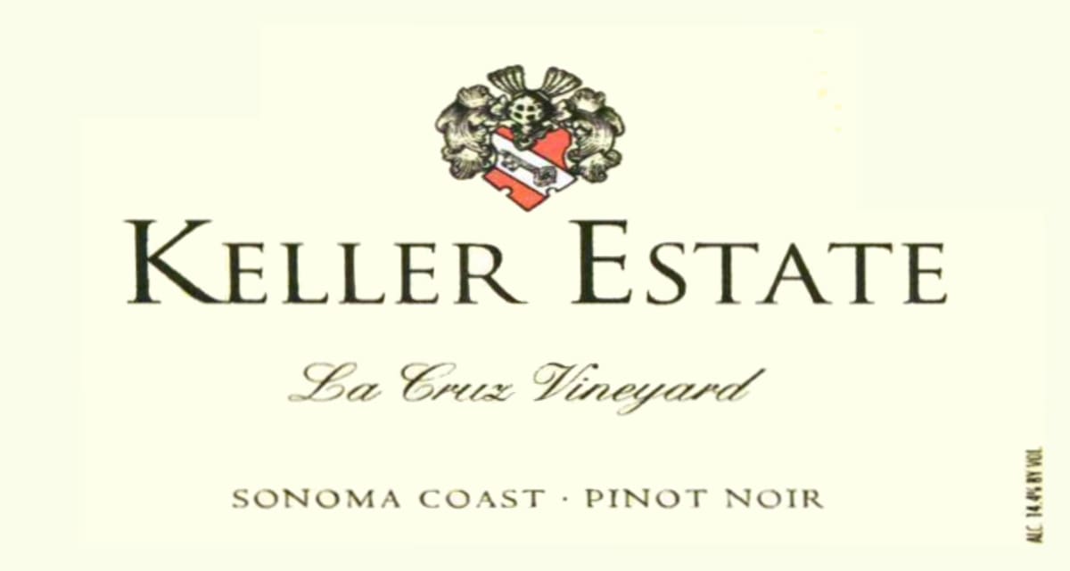 Keller Estate La Cruz Pinot Noir 2008 Front Label