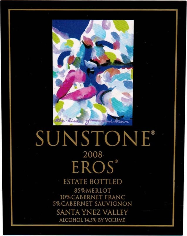 Sunstone Eros 2008 Front Label
