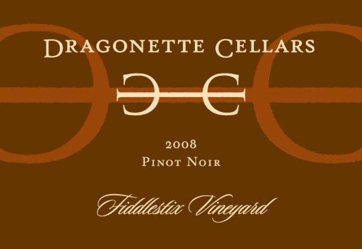 Dragonette Cellars Fiddlestix Vineyard Pinot Noir 2008 Front Label