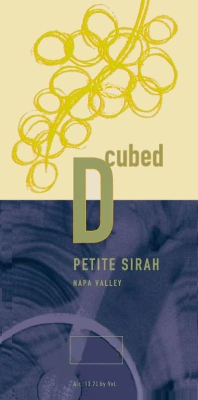 D-Cubed Cellars Napa Valley Petite Sirah 2008 Front Label