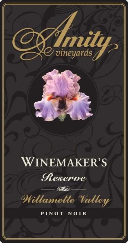 Amity Winemaker's Reserve Pinot Noir 2008 Front Label