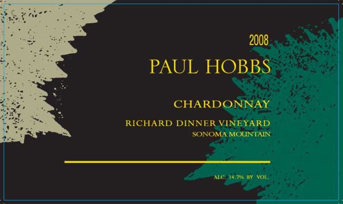 Crossbarn by Paul Hobbs Richard Dinner Vineyard Chardonnay 2008 Front Label