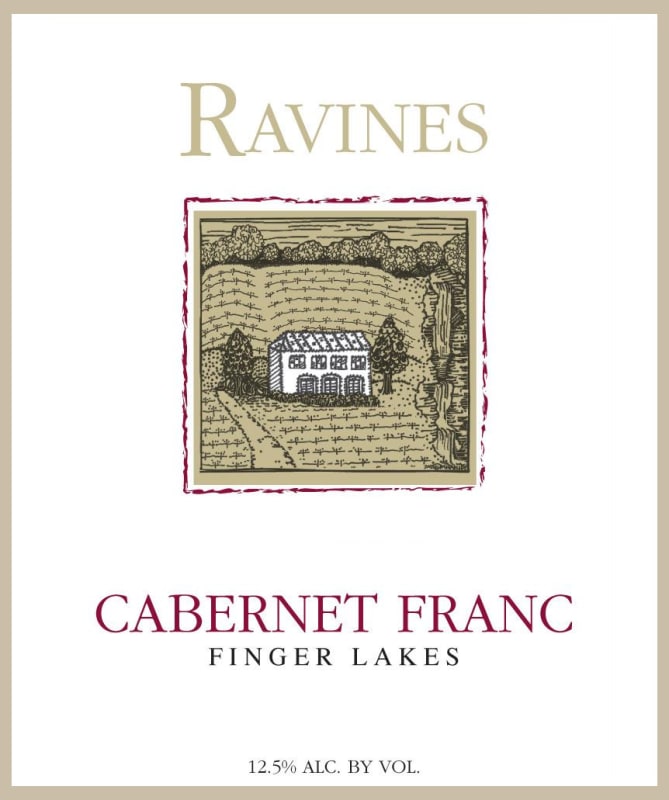 Ravines Cabernet Franc 2008 Front Label