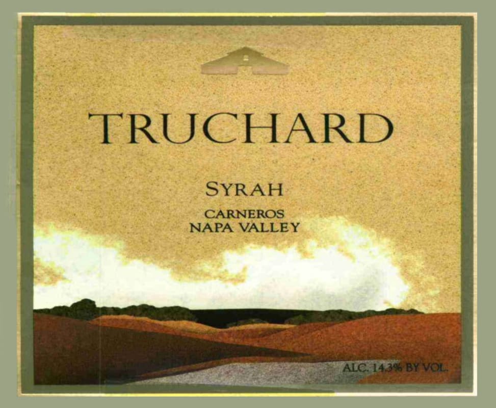 Truchard Estate Syrah 2008 Front Label