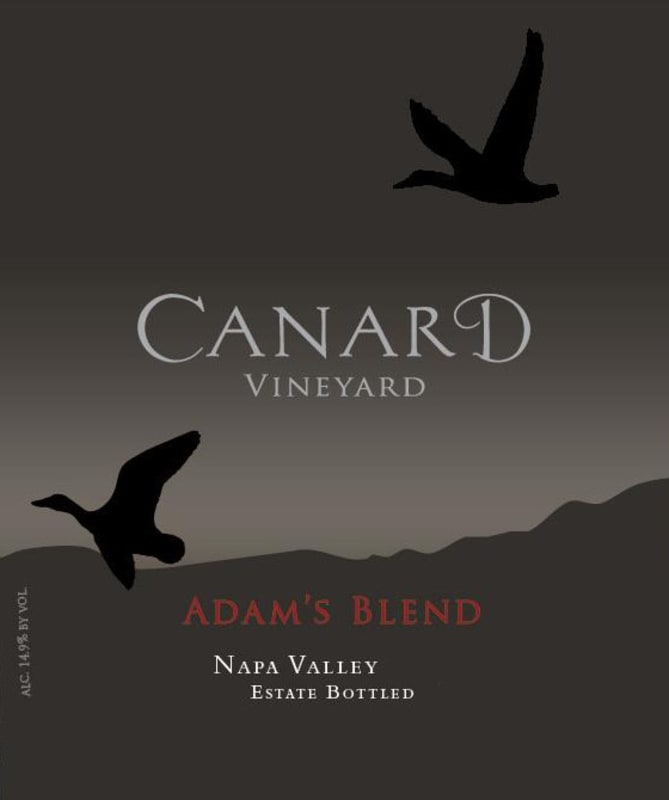 Canard Adam's Blend Red 2010 Front Label