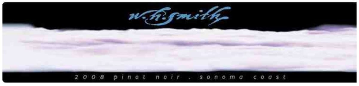 W.H. Smith Sonoma Coast Pinot Noir 2008 Front Label