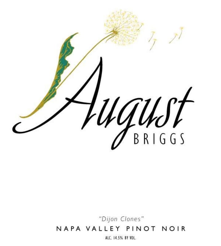 August Briggs Dijon Clone Pinot Noir 2008 Front Label