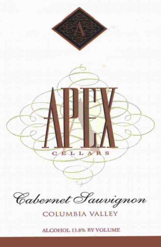 Apex Cabernet Sauvignon 2008 Front Label