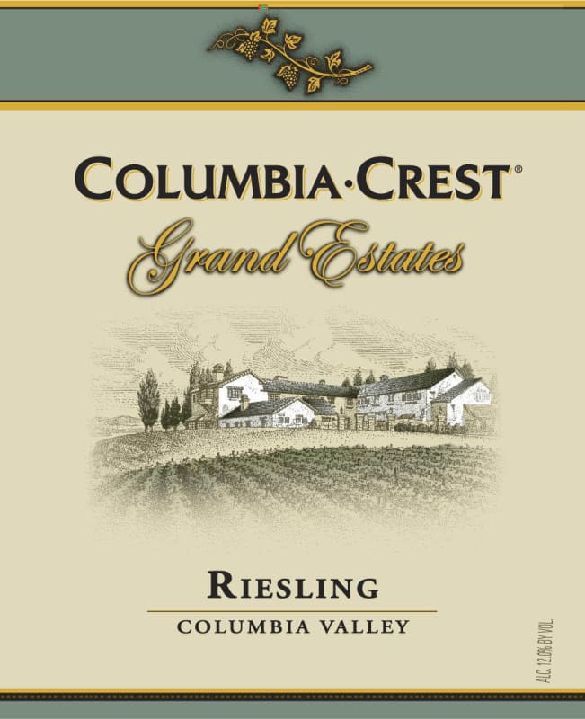 Columbia Crest Grand Estates Riesling 2008 Front Label