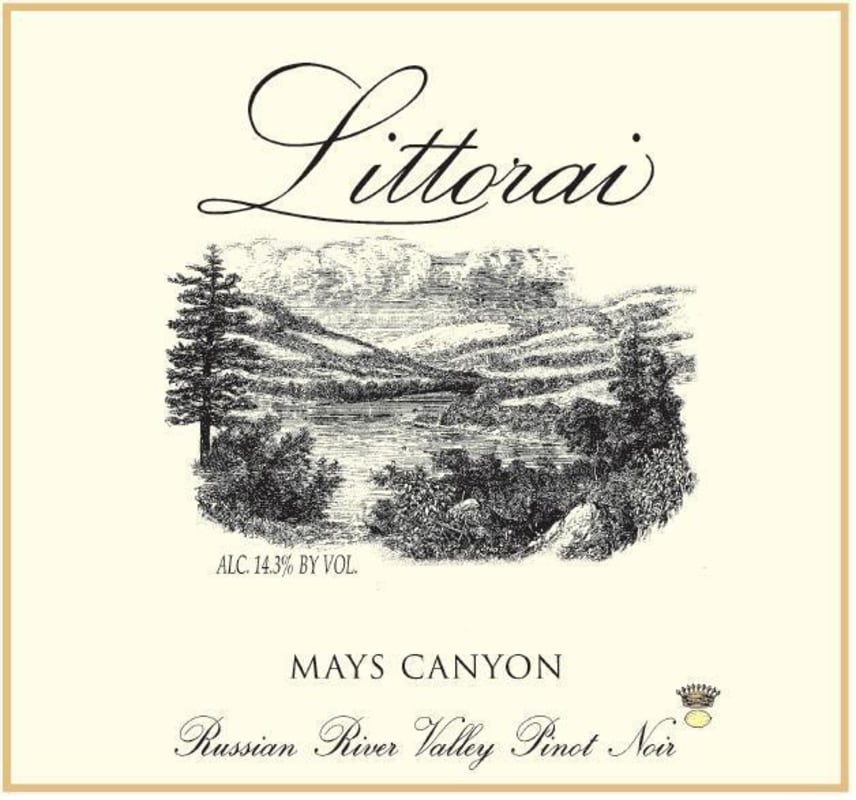 Littorai Mays Canyon Vineyard Pinot Noir 2008 Front Label