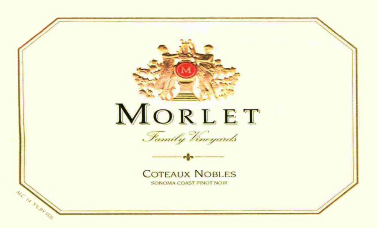 Morlet Coteaux Nobles Pinot Noir 2008 Front Label