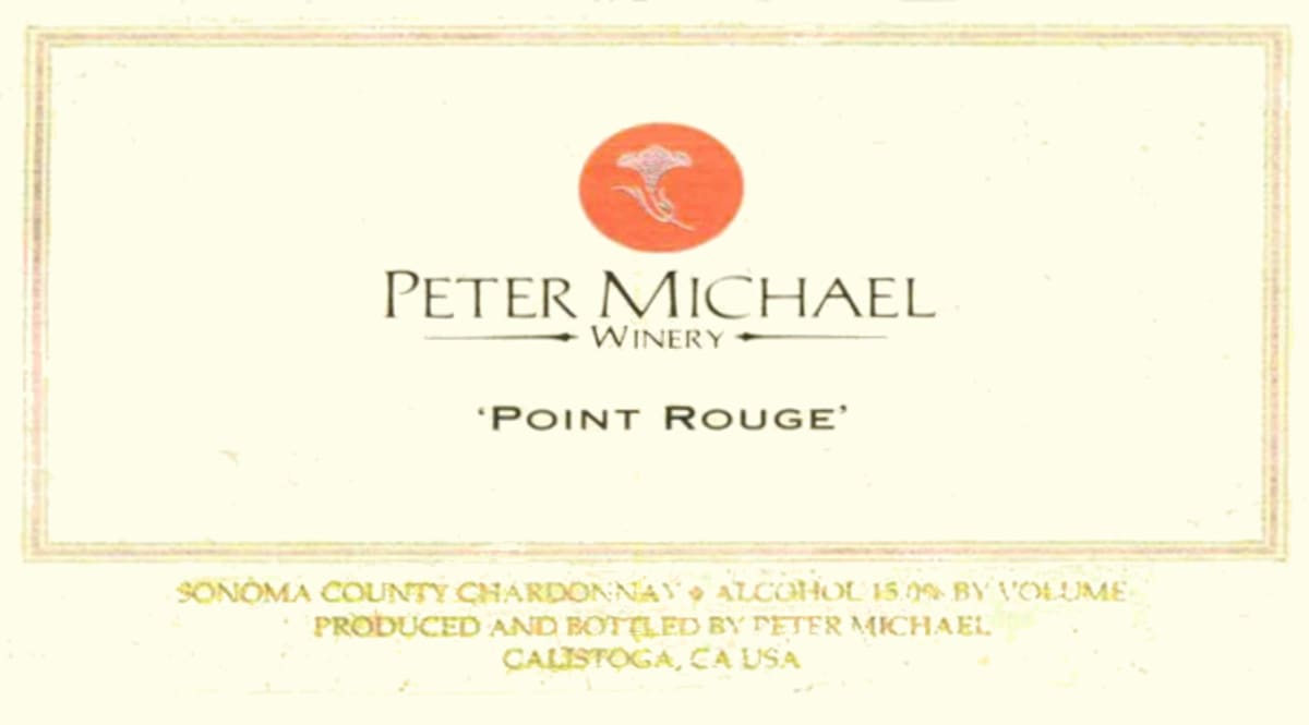 Peter Michael Point Rouge Chardonnay 2008 Front Label