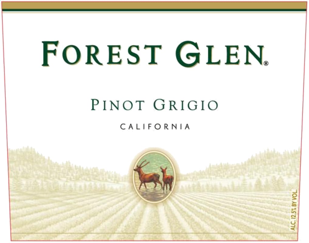 Forest Glen Pinot Grigio 2008 Front Label