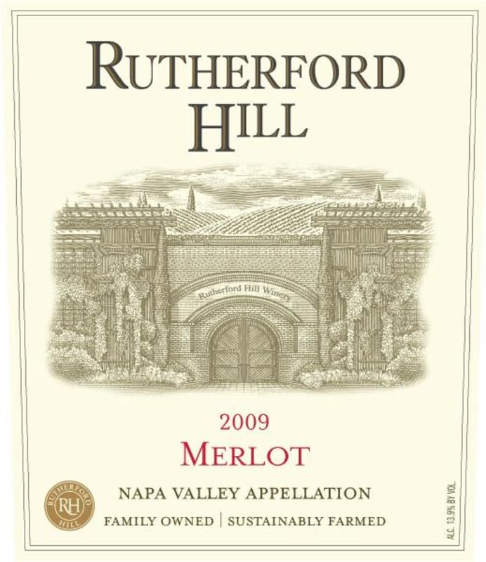 Rutherford Hill Merlot 2009 Front Label