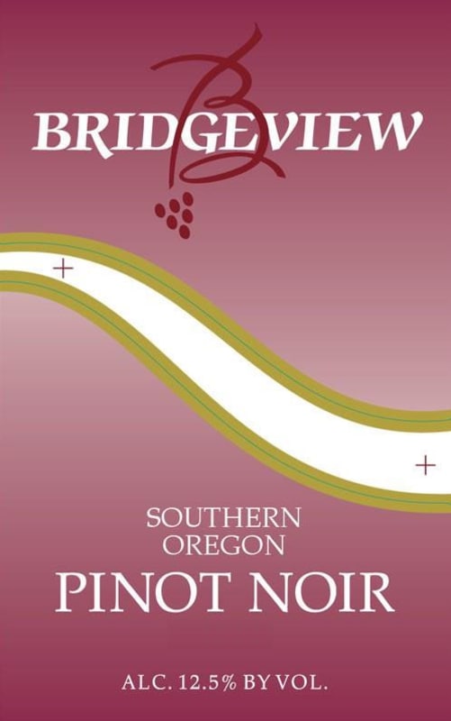 Bridgeview Pinot Noir 2009 Front Label