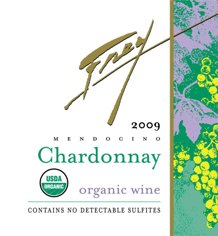 Frey Organic Chardonnay 2009 Front Label