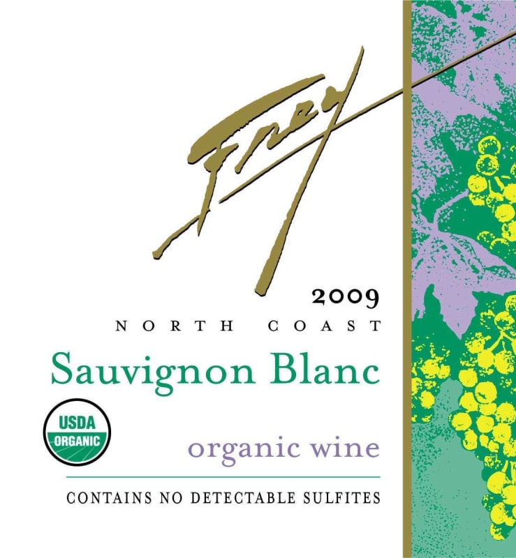 Frey NSA Organic Sauvignon Blanc 2009 Front Label
