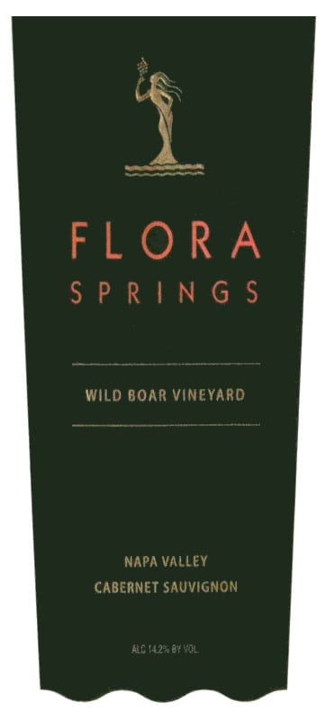 Flora Springs Napa Valley Cabernet Sauvignon 2009 Front Label