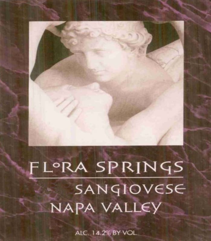 Flora Springs Sangiovese 2009 Front Label