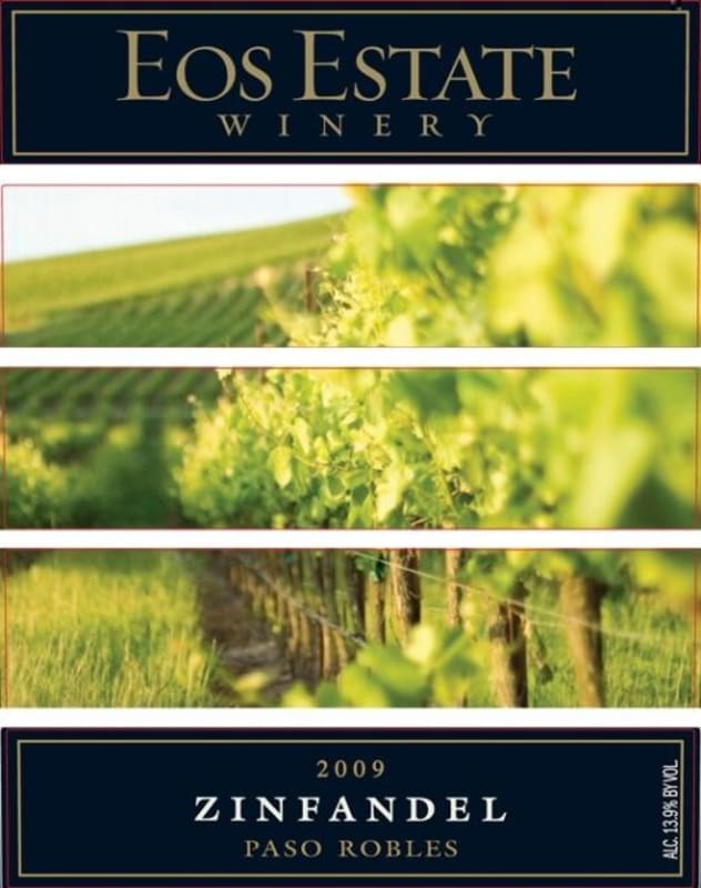EOS Zinfandel 2009 Front Label