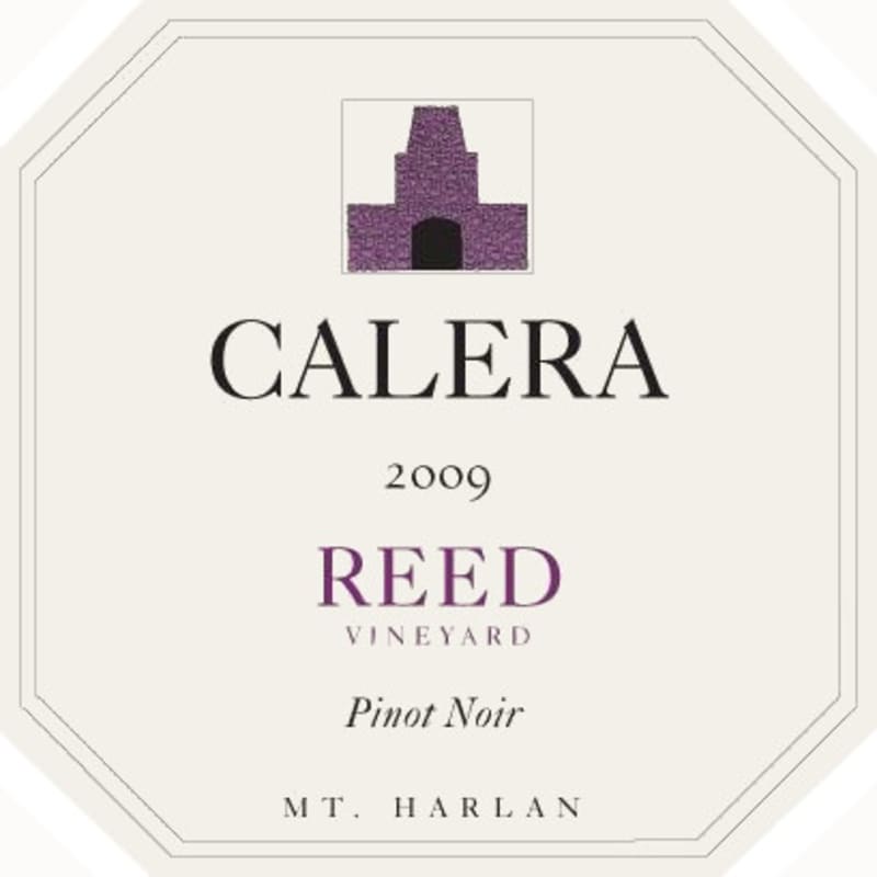 Calera Reed Vineyard Pinot Noir 2009 Front Label