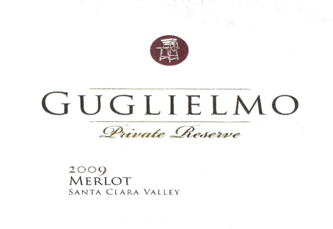 Emilio Guglielmo Private Reserve Merlot 2009 Front Label