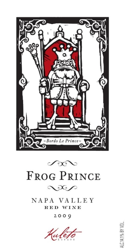 Kuleto Estate Frog Prince Red 2009 Front Label