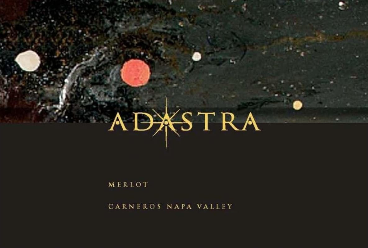 Adastra Vineyards Carneros Merlot 2009 Front Label