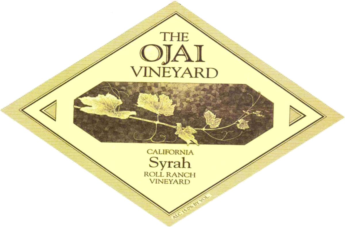 Ojai Roll Ranch Syrah 2009 Front Label