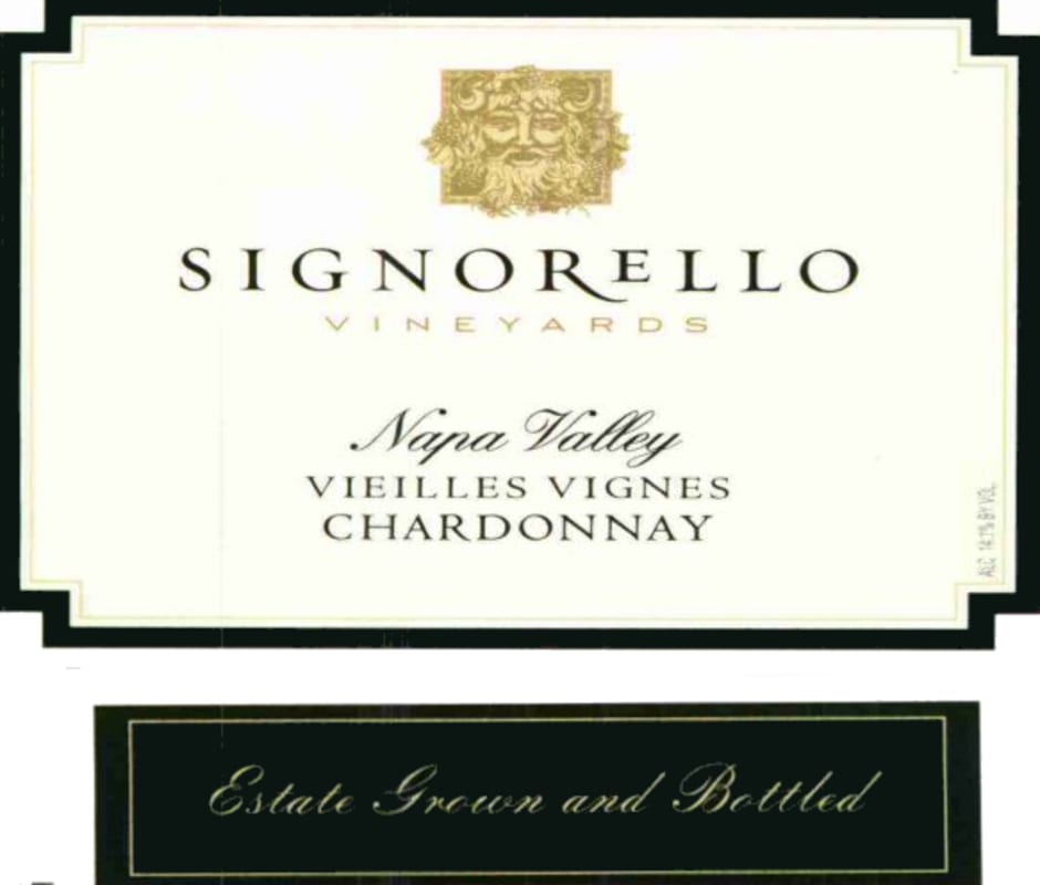 Signorello Vieilles Vignes Chardonnay 2009 Front Label