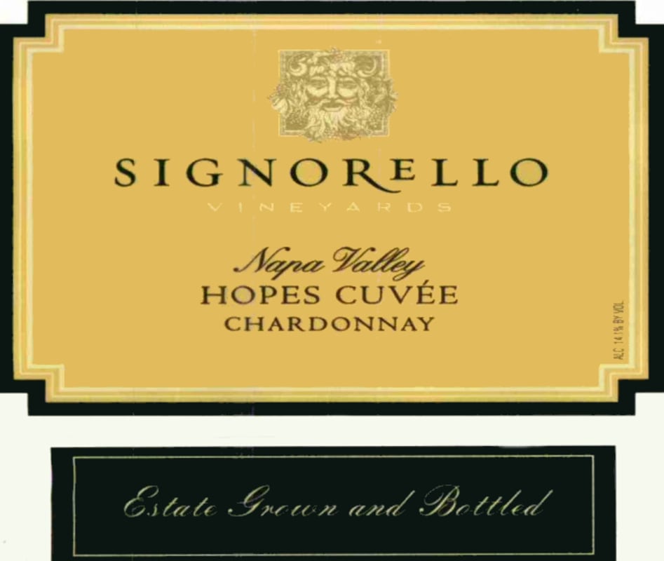 Signorello Hope's Cuvee Chardonnay 2009 Front Label