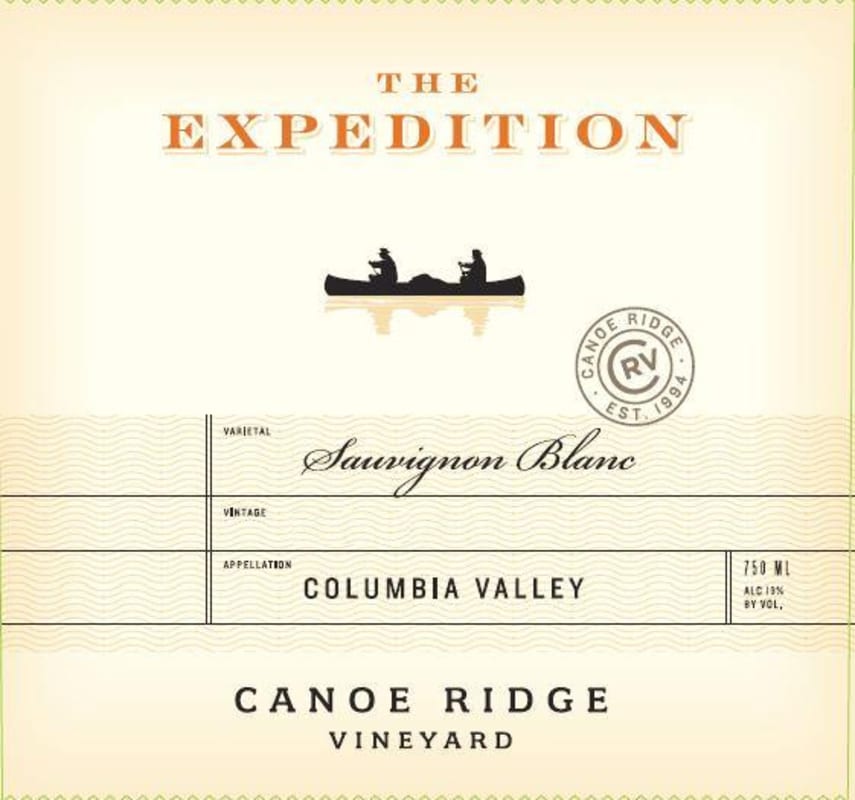 Canoe Ridge The Expedition Sauvignon Blanc 2015 Front Label