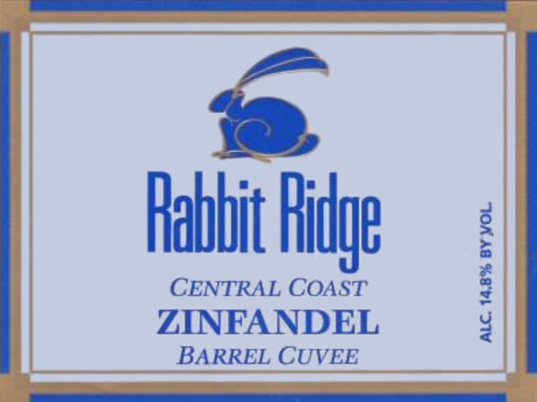 Rabbit Ridge CA Barrel Cuvee Zinfandel 2009 Front Label