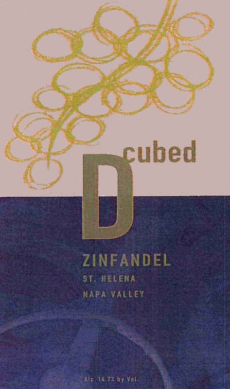 D-Cubed Cellars Zinfandel 2009 Front Label