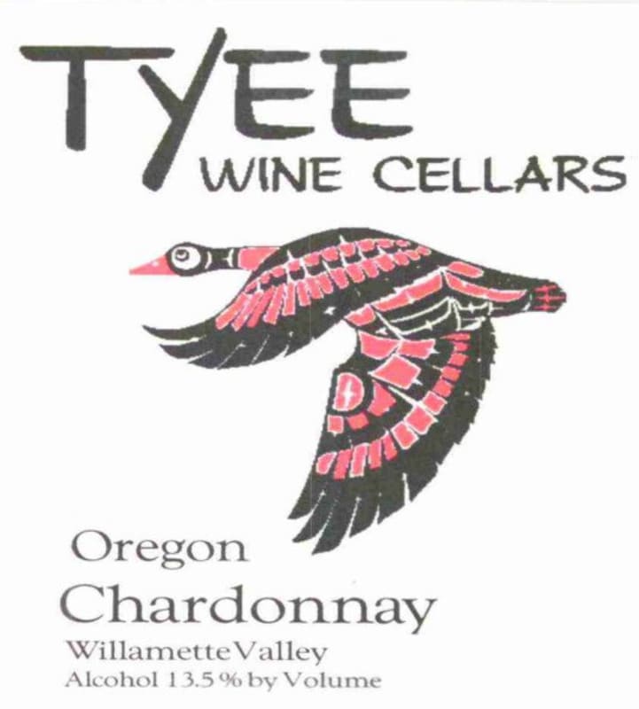 Tyee Wine Chardonnay 2009 Front Label