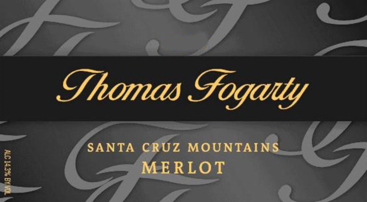 Fogarty Santa Cruz Mountains Merlot 2009 Front Label