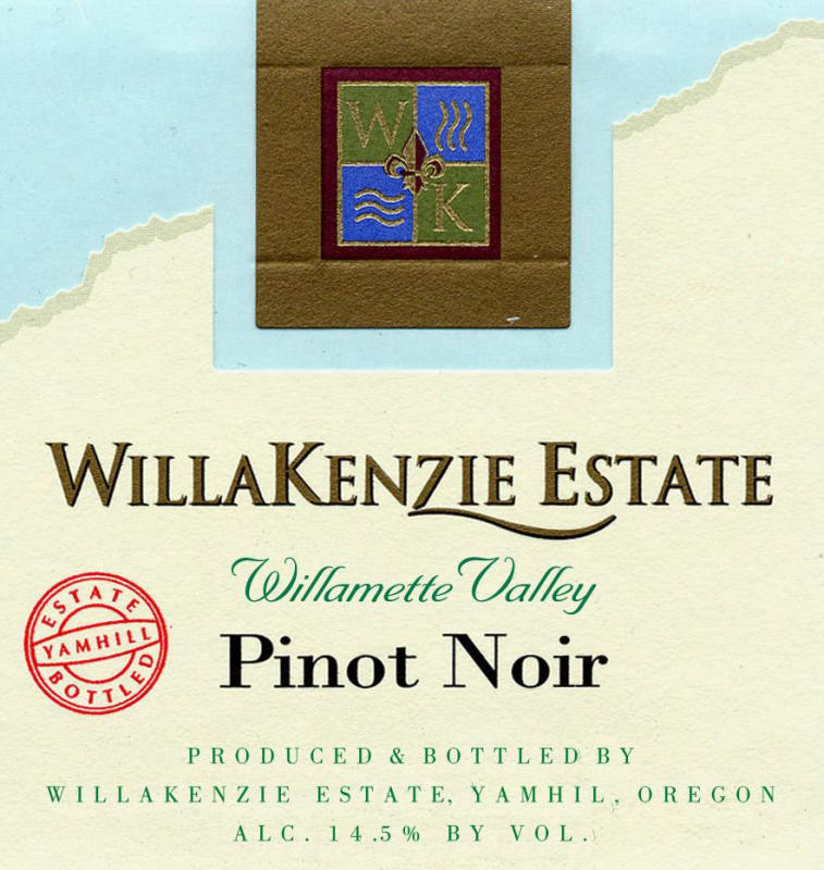WillaKenzie Estate Willamette Valley Pinot Noir 2009 Front Label